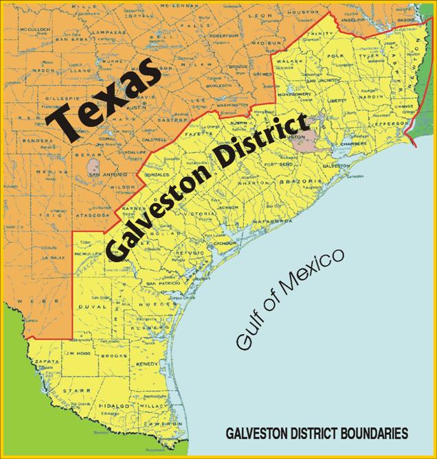 Galveston Historic District Map